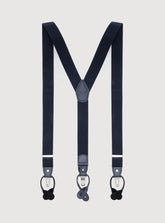 Solid Blue Suspenders