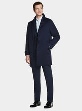 Wool Canvas Overcoat