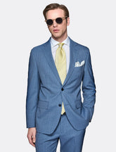 Pure Wool Pinstripe Suit