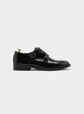 Double Buckle 100% Leather Shoe