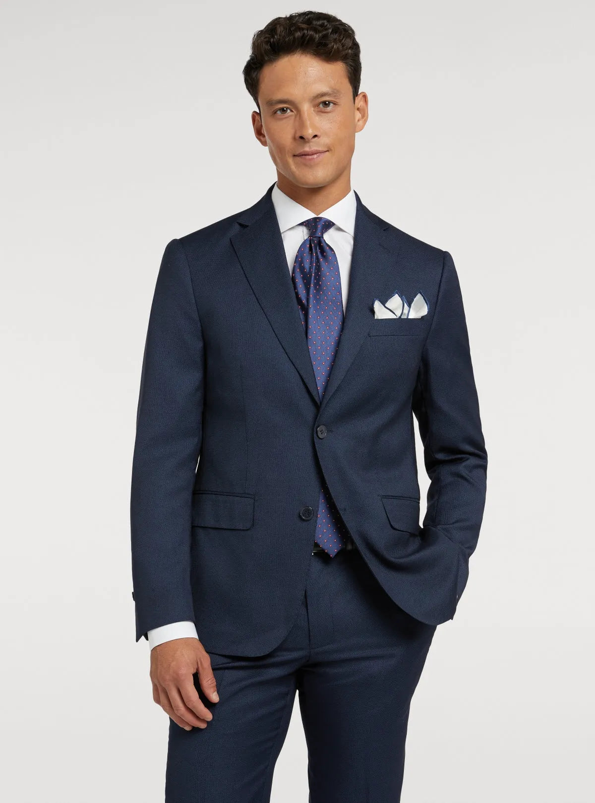 Classic Blue Bird's Eye Suit
