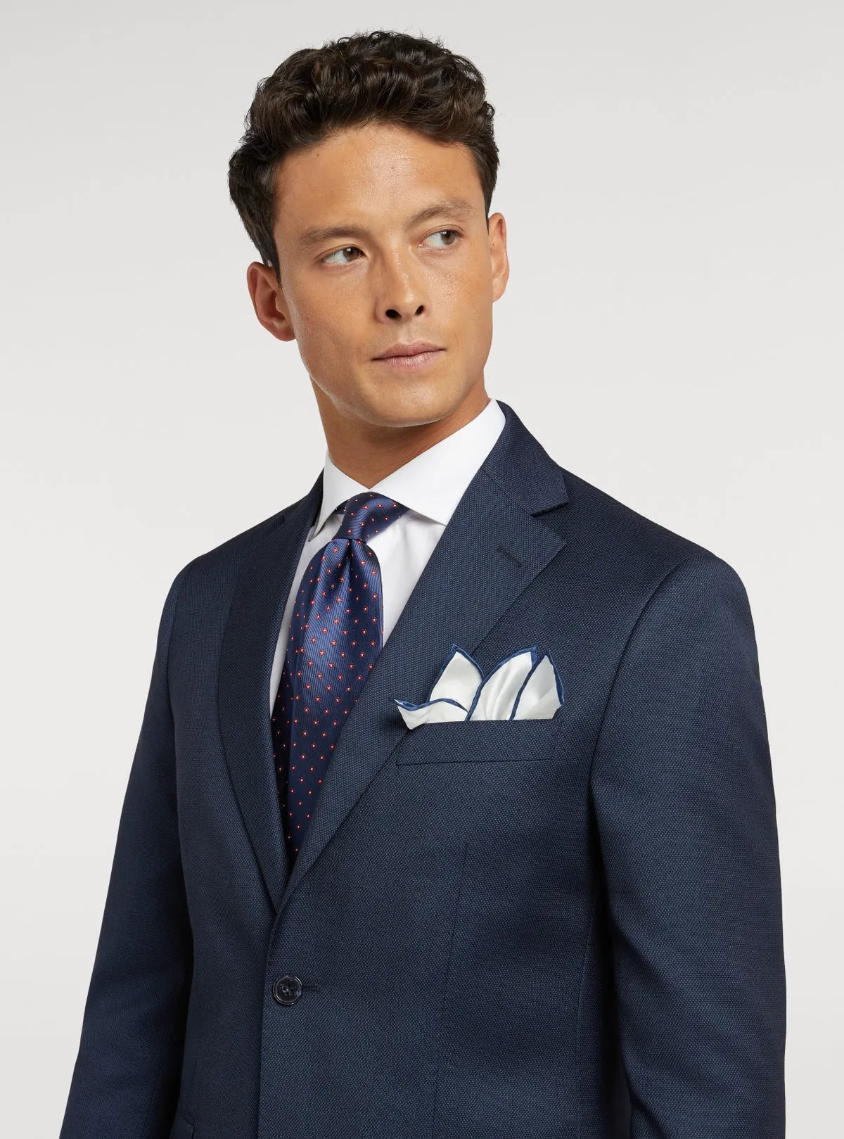 Classic Blue Bird's Eye Suit
