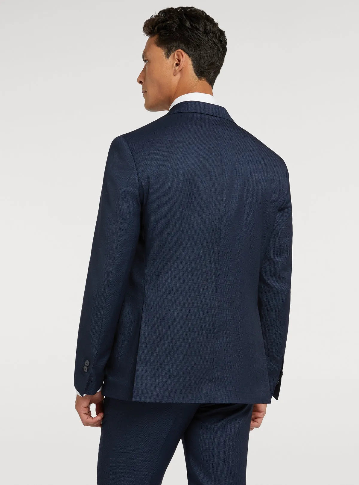 Classic Blue Bird's Eye Suit