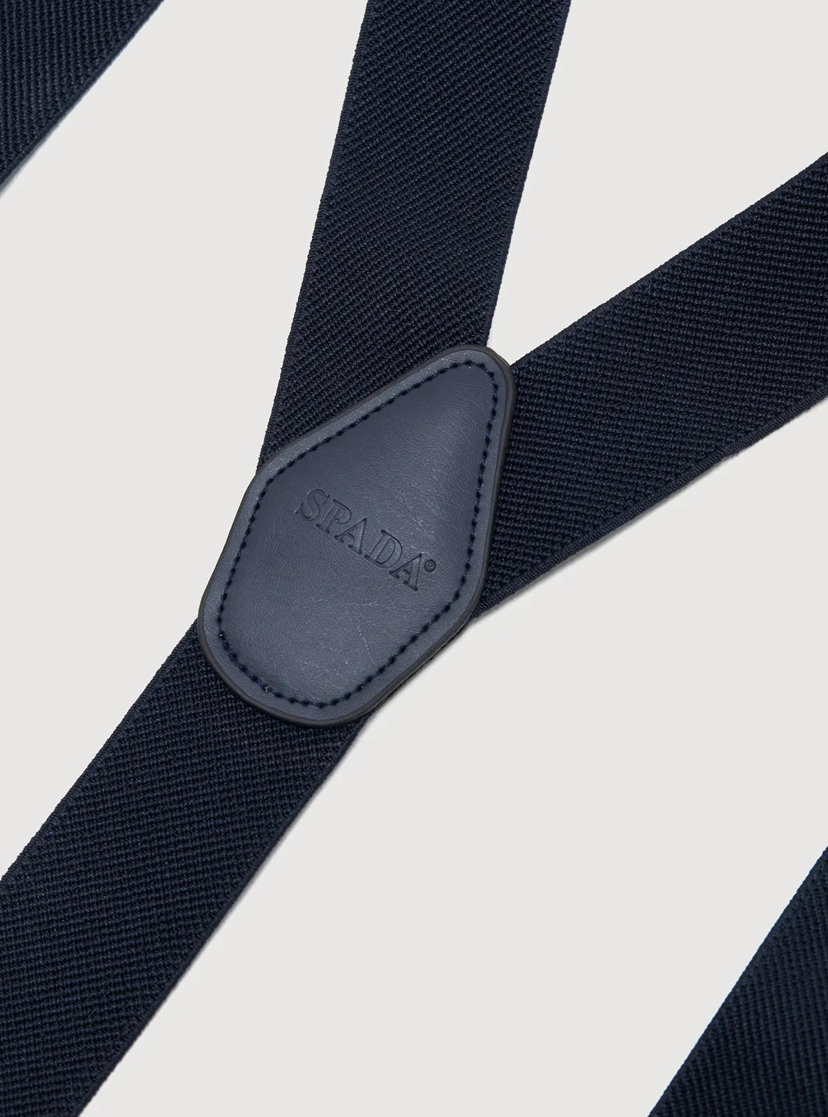 Solid Blue Suspenders