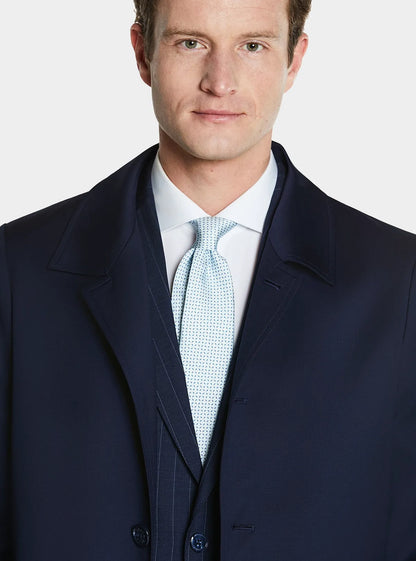Wool Canvas Overcoat