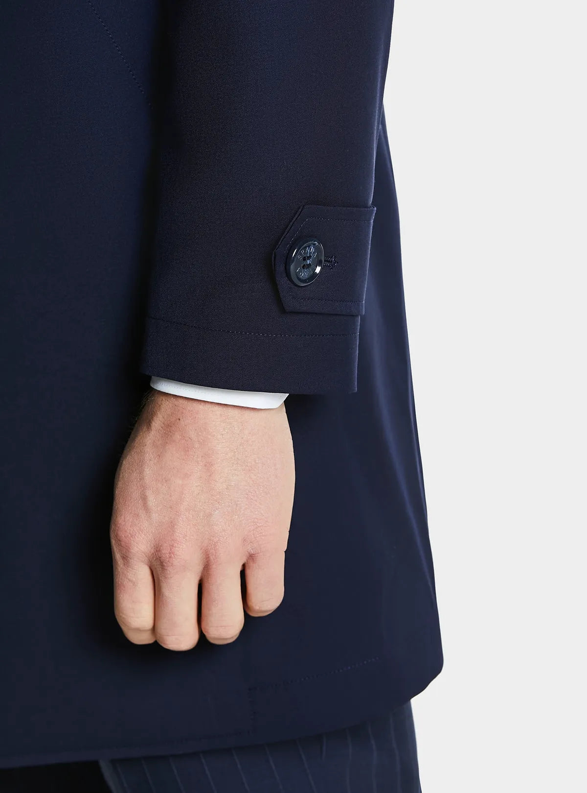 Wool Canvas Overcoat