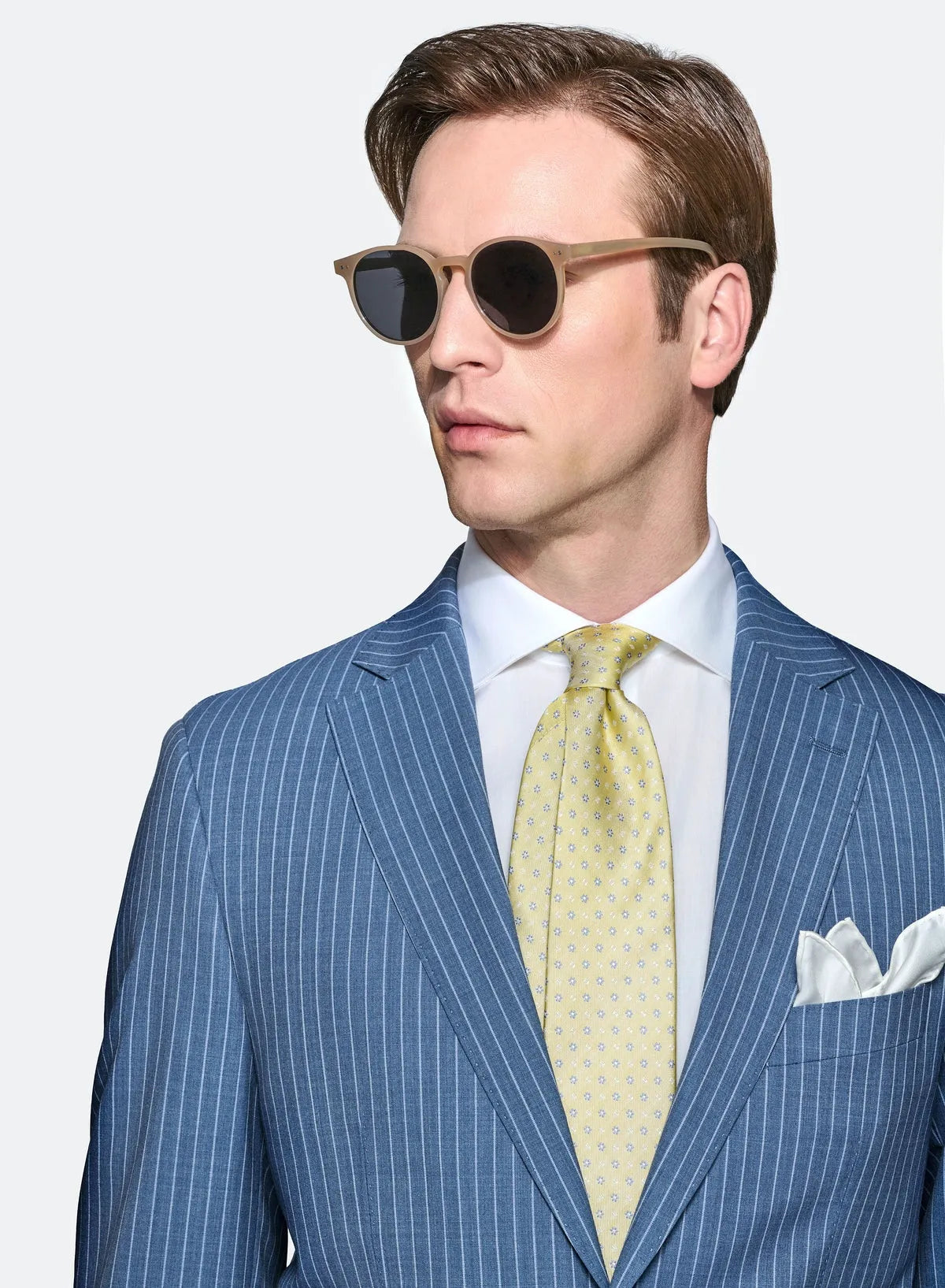 Pure Wool Pinstripe Suit