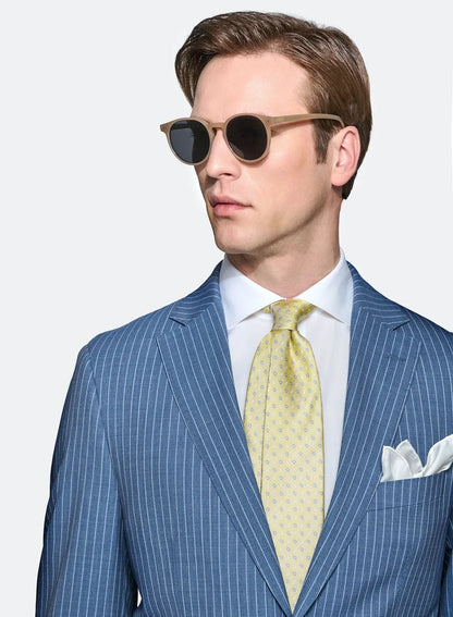 Pure Wool Pinstripe Suit