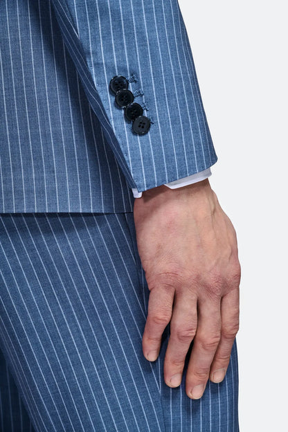 Pure Wool Pinstripe Suit