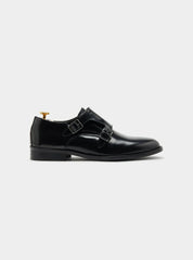 Double Buckle 100% Leather Shoe