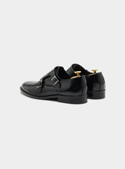 Double Buckle 100% Leather Shoe